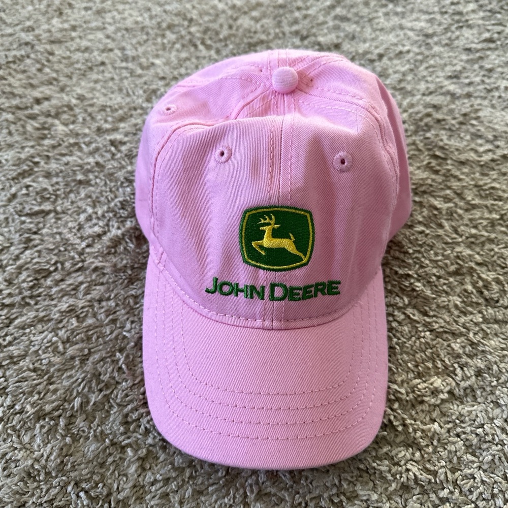 John Deere women/youth Pink Baseball Hat